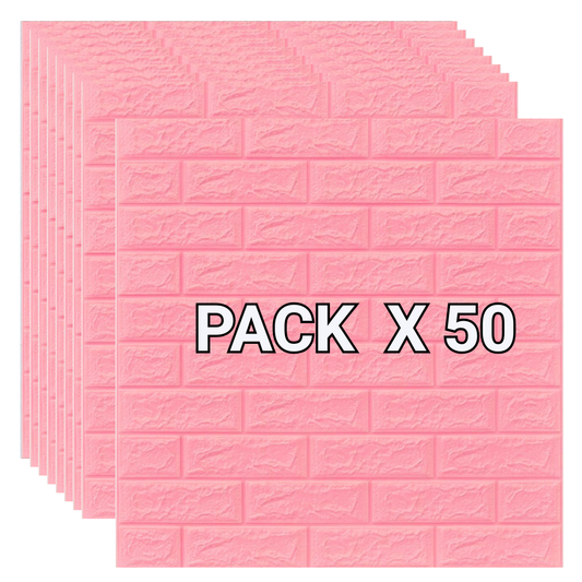 Placas Autoadhesivas Rosa (X50)