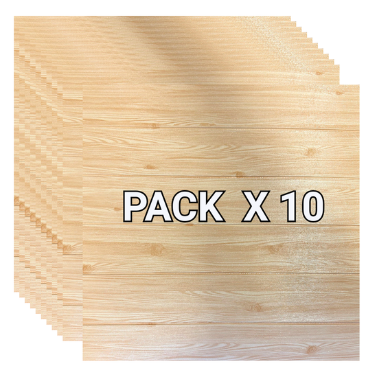 Placas Autoadhesivas Madera M-4 (X10)