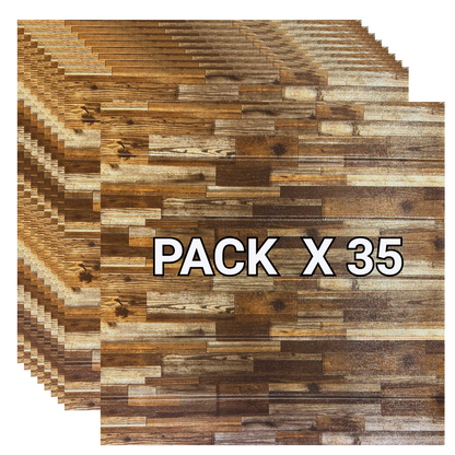 Placas Autoadhesivas Madera M-2(X35)