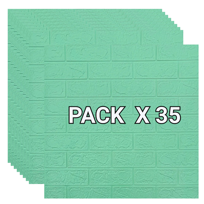 Placas Autoadhesivas Verde (X35)