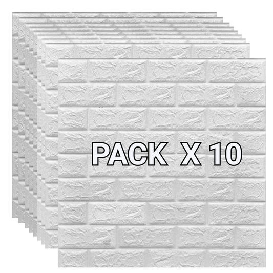 Placas Autoadhesivas Blanco (X10)