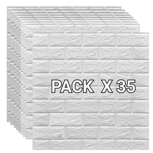 Placas Autoadhesivas Blanco (X35)
