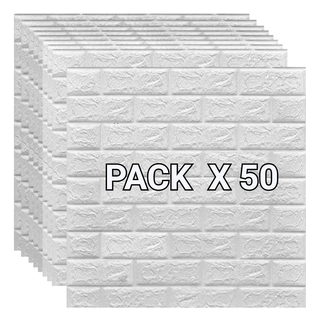 Placas Autoadhesivas Blanco (X50)