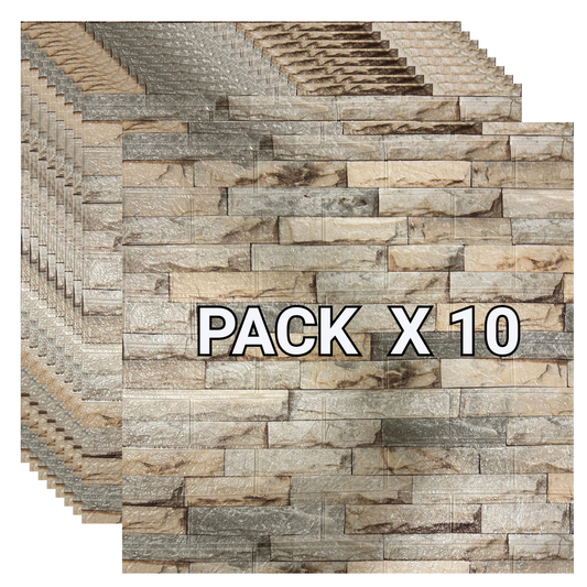 Placas Autoadhesivas Piedra P-1 (X10)