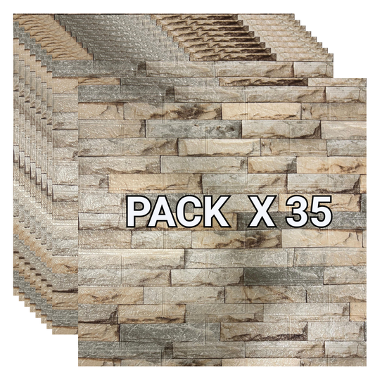 Placas Autoadhesivas Piedra P-1 (X35)