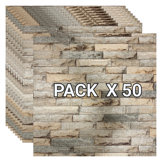 Placas Autoadhesivas Piedra P-1 (X50)