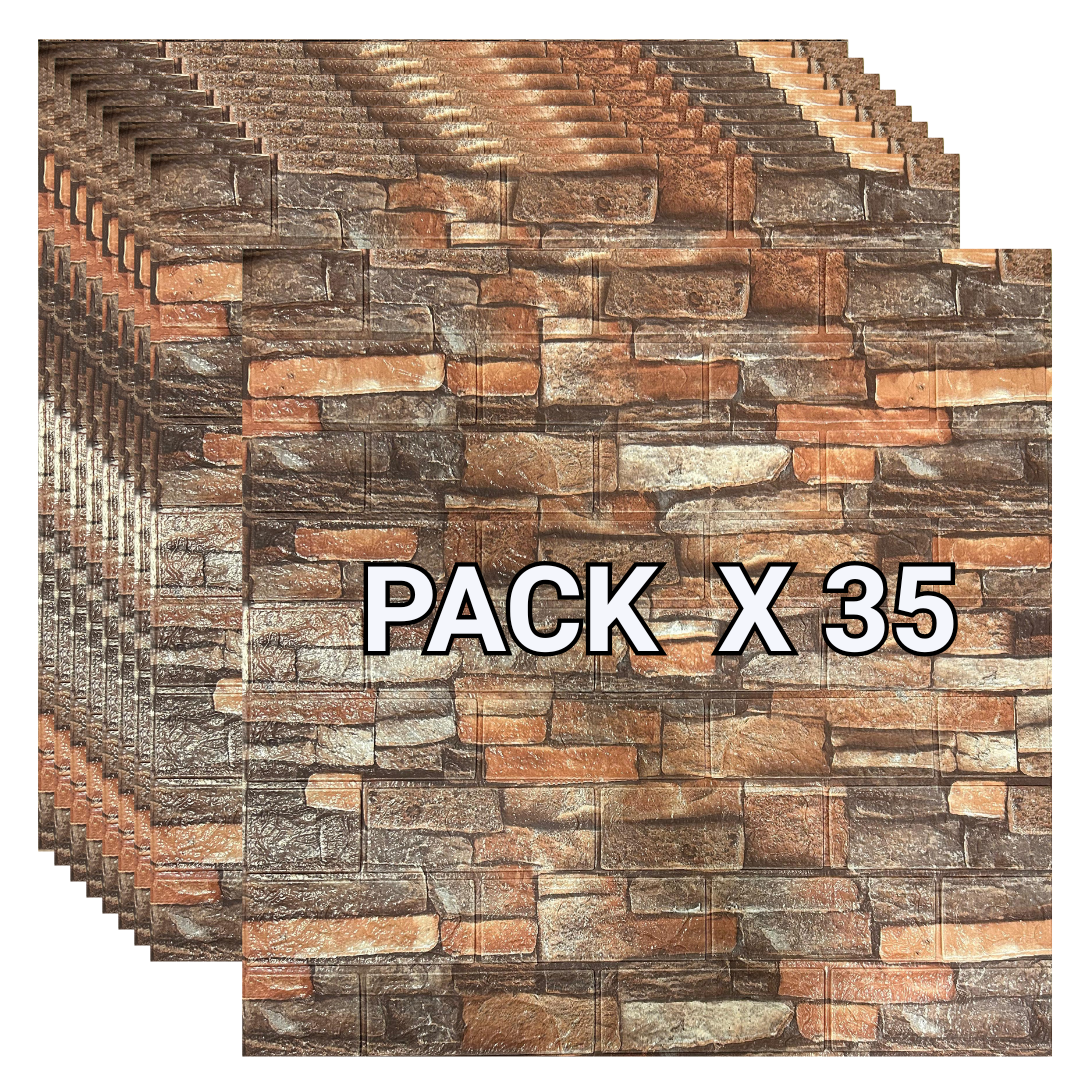 Placas Autoadhesivas Piedra P-2 (X35)