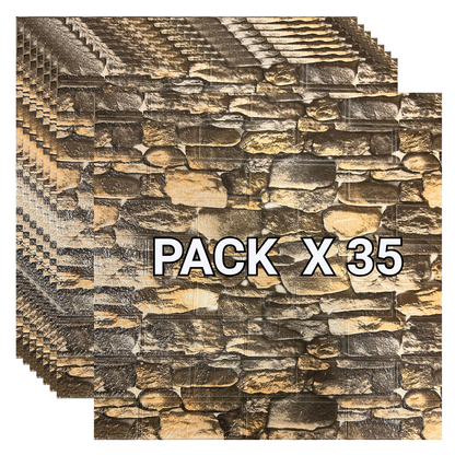 Placas Autoadhesivas Piedra P-4 (X35)