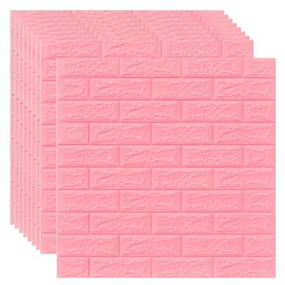PLACAS AUTOADHESIVAS PARED ROSA 3mm