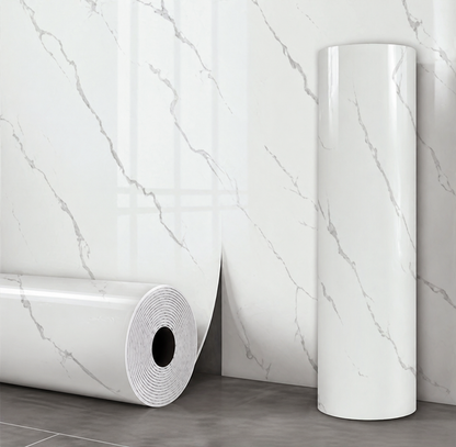 (PACK X4) Rollos Símil Mármol Autoadhesivos pared 2.80 x 1.20m