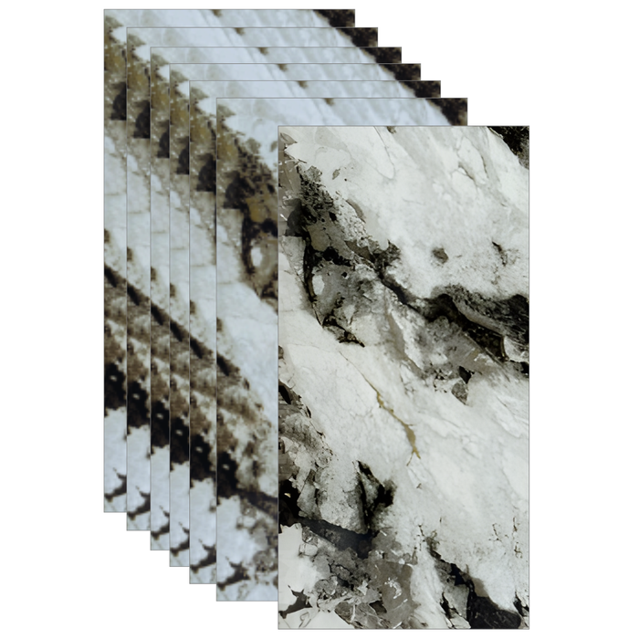 Placas Autoadhesivas Mármol S12 Para Pared 60x30cm 2.5mm – Revestimiento Impermeable de PVC, Fácil Instalación, Diseño Simil Mármol HD, Recortable y Decorativo Para Baños, Cocinas y Living