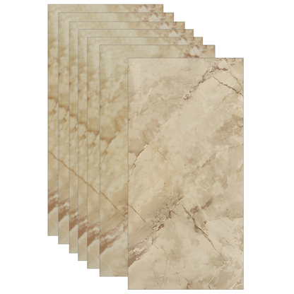 Placas Autoadhesivas Mármol S17 Para Pared 60x30cm 2.5mm – Revestimiento Impermeable de PVC, Fácil Instalación, Diseño Simil Mármol HD, Recortable y Decorativo Para Baños, Cocinas y Living