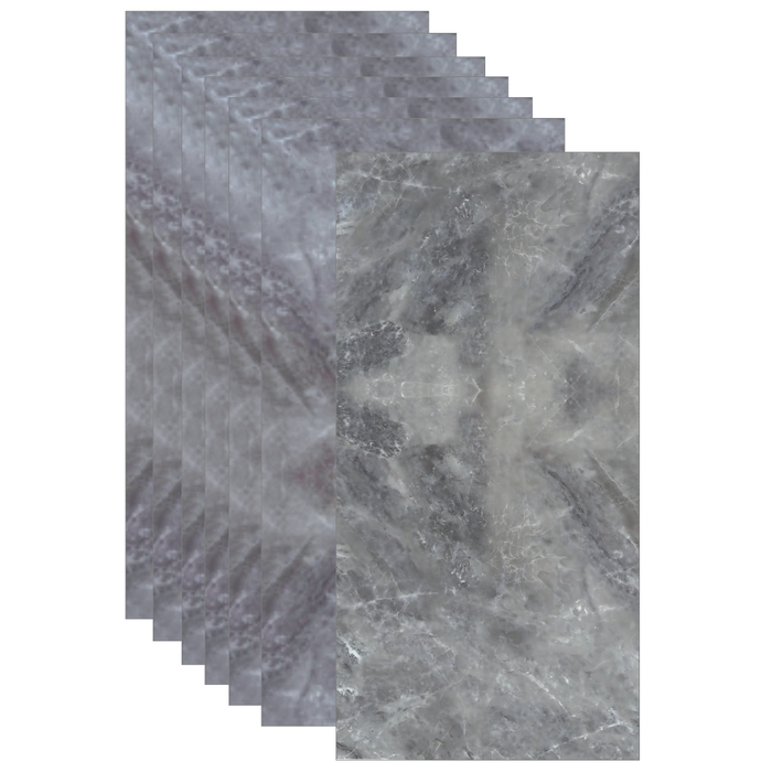 Placas Autoadhesivas Mármol S3 Para Pared 60x30cm 2.5mm – Revestimiento Impermeable de PVC, Fácil Instalación, Diseño Simil Mármol HD, Recortable y Decorativo Para Baños, Cocinas y Living