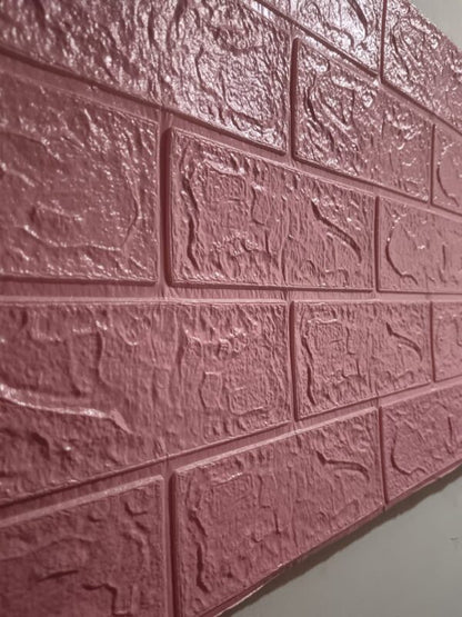PLACAS AUTOADHESIVAS PARED ROSA 3mm