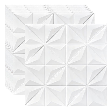 Placas Autoadhesivas Prisma T1 Para Pared 70x70cm 5mm – Revestimiento Mosaico Impermeable de PVC, Fácil Instalación, Diseño Mosaico Decorativo HD, Recortable y Ideal Para Cocina, Baño y Living
