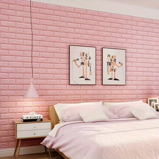 PLACAS AUTOADHESIVAS PARED ROSA 5mm