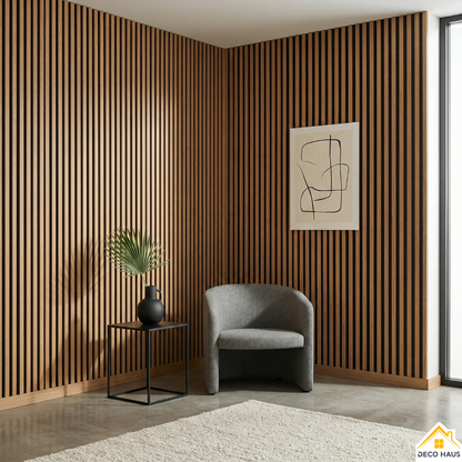 Placas Autoadhesivas WPC 1 Para Pared 67x67cm – Revestimiento Decorativo Impermeable, Fácil Instalación, Diseño Moderno Madera y Elegante Para Living, Dormitorio y Fondos TV