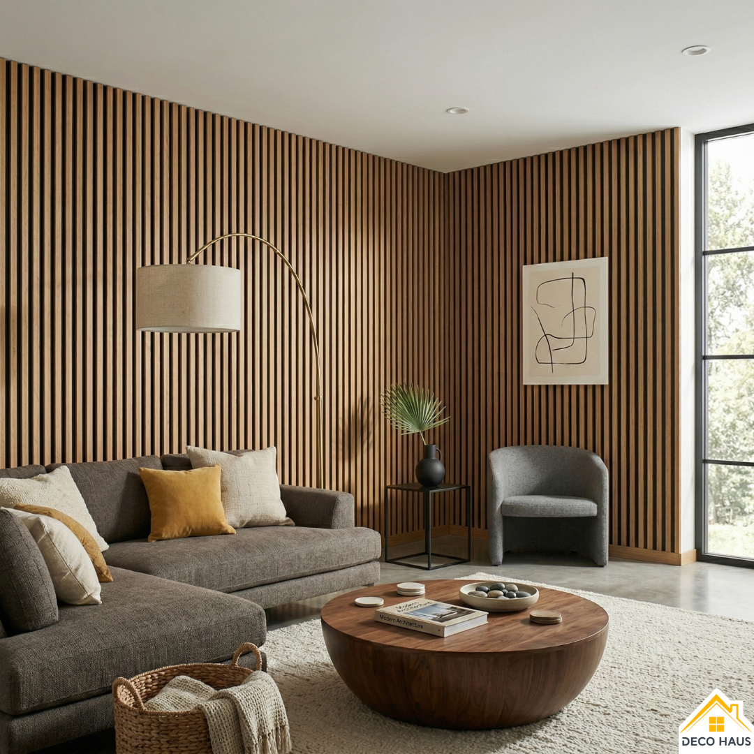Placas Autoadhesivas WPC 1 Para Pared 67x67cm – Revestimiento Decorativo Impermeable, Fácil Instalación, Diseño Moderno Madera y Elegante Para Living, Dormitorio y Fondos TV