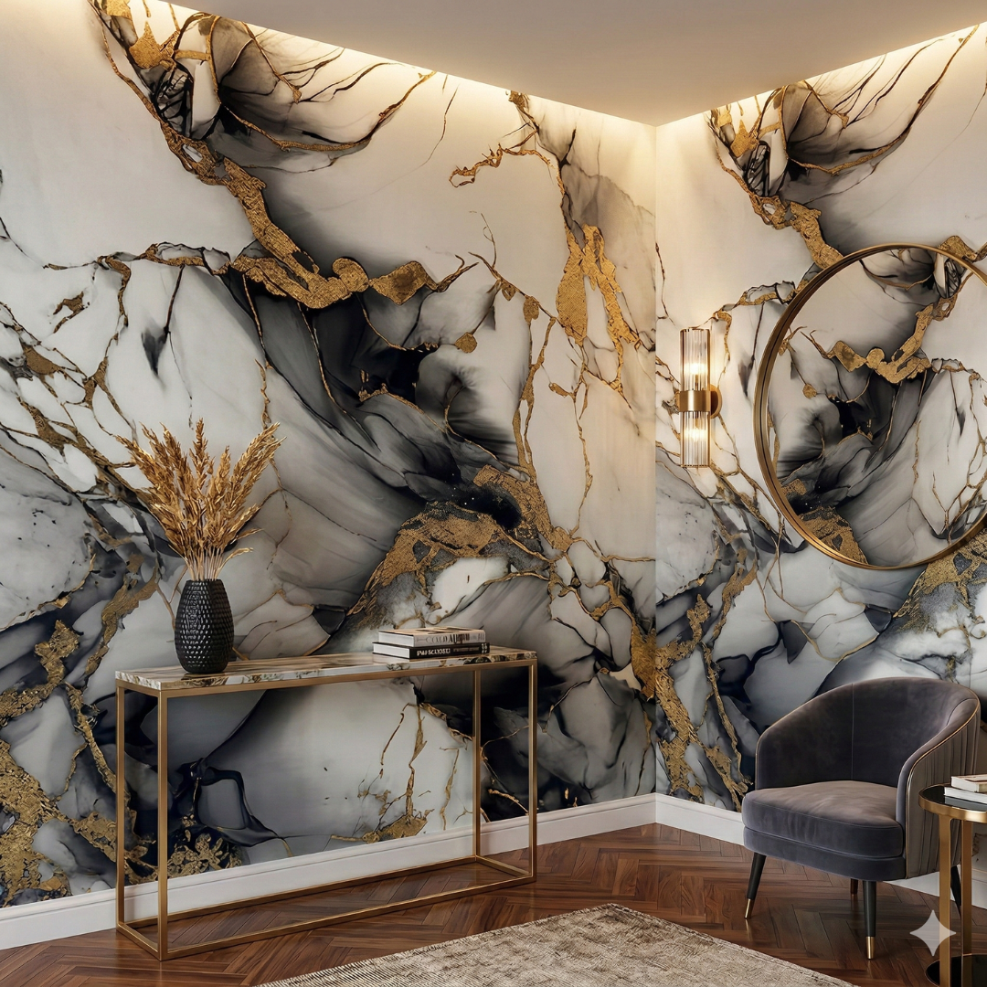 Rollo Mármol Autoadhesivo R8