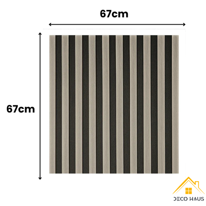 Placas Autoadhesivas WPC 2 Para Pared 67x67cm – Revestimiento Decorativo Impermeable, Fácil Instalación, Diseño Moderno Madera y Elegante Para Living, Dormitorio y Fondos TV