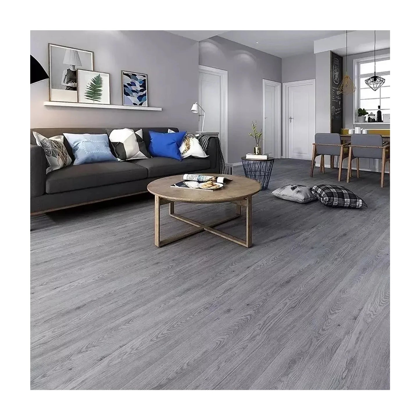 Piso Vinílico Autoadhesivo Listón DC2 91.4x15.2cm – Revestimiento Impermeable PVC, Fácil Instalación, Diseño Simil Madera y Decorativo Para Living, Dormitorio y Cocina