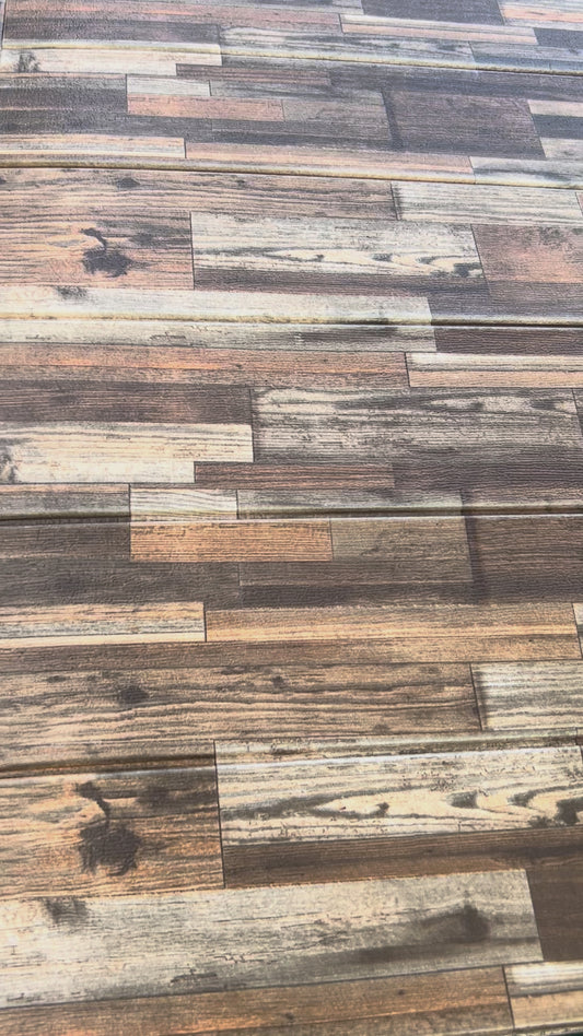 PLACAS AUTOADHESIVAS PARED MADERA M2 5mm