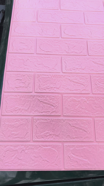 PLACAS AUTOADHESIVAS PARED ROSA 3mm