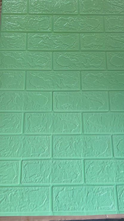 PLACAS AUTOADHESIVAS PARED VERDE 3mm