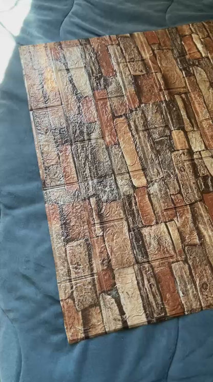 PLACAS AUTOADHESIVAS PARED PIEDRA P2 3mm