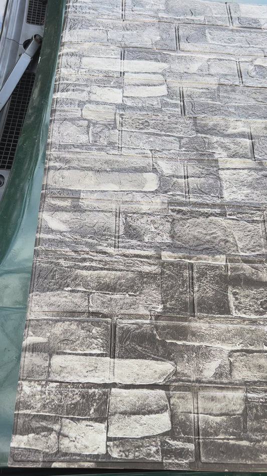 PLACAS AUTOADHESIVAS PARED PIEDRA P8 3mm