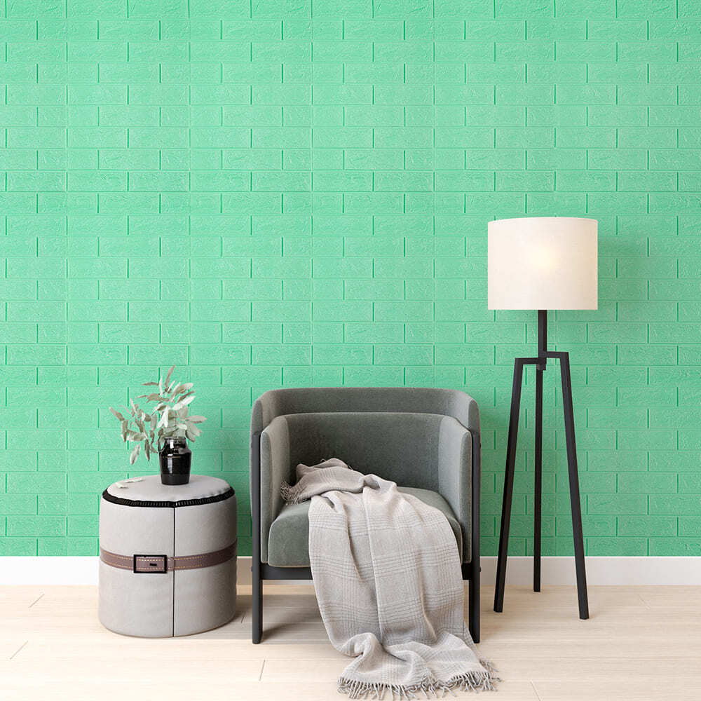 PLACAS AUTOADHESIVAS PARED VERDE 3mm