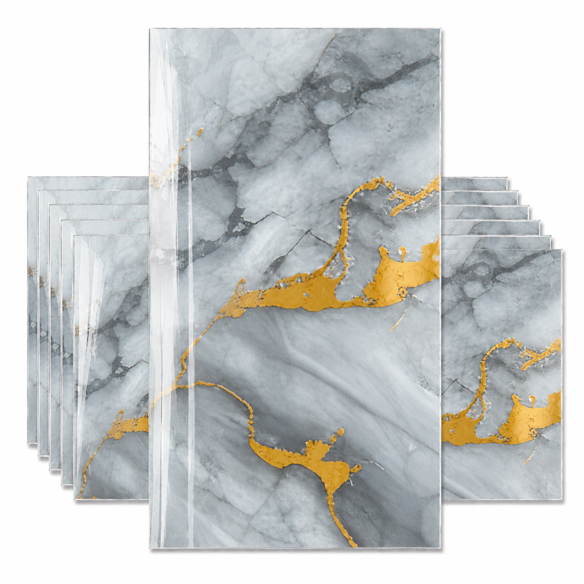 (PACK X20) Placas Autoadhesivas Símil Mármol Pared 60 x 30cm 2.5mm